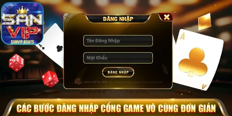 Hướng dẫn đăng nhập Sanvip đơn giản dành cho các tân thủ