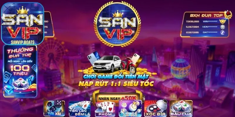 Một số lưu ý quan trong khi thực hiện đăng nhập Sanvip